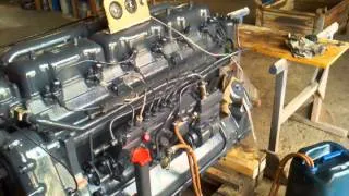 Refurbished engine Liaz 151 starting