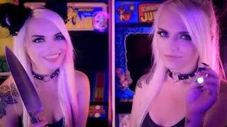 [ASMR] PSYCHO TWINS Examine You & Take You On A Date | Yandere Girlfriend Role Play