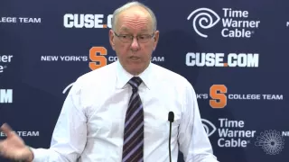 Jim Boeheim postgame rant after 'Cuse wins 71-69 over Louisiana Tech