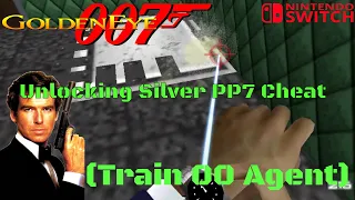 #GoldenEye 007 Unlocking Silver PP7 Cheat | Train | Difficulty: 00 Agent | #Nintendo #Switch