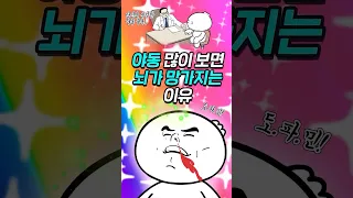 야동 많이 보면 뇌가 망가지는 이유 #교양만두 #shorts