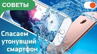 Что делать, если телефон упал в воду | Советы comfy.ua