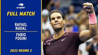 Rafael Nadal vs. Fabio Fognini Full Match | 2022 US Open Round 2