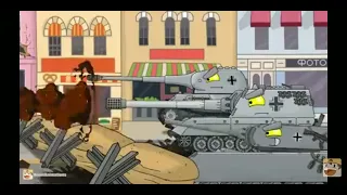 destroy VK-44-cartoons about tanks