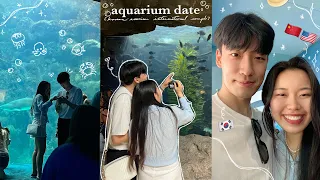 vlog 🐠 aquarium date with my long-distance korean boyfriend