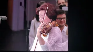 Fiddler On the Roof, violinist Bing Wang with John Williams conducting, Hollywood Bowl 9-03-2022