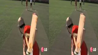 LG 3D Demo - Cricket