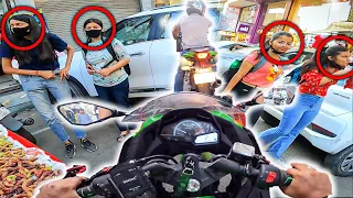 Girls Reaction On Loud Superbike || Ninja 300 Bs6 Public Reaction 2022