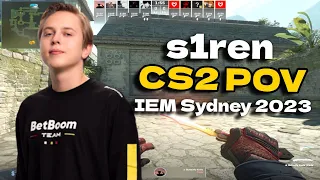 CS2 POV BetBoom s1ren (21/8) vs MOUZ (Ancient) IEM Sydney 2023