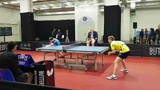 Ace by Truls Moregardh against Korea at world junoir table tennis championship