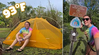 Attempting a Camping Trip in Florida & Hiking on the Florida Trail | The Wildlife Here Freaks Me Out