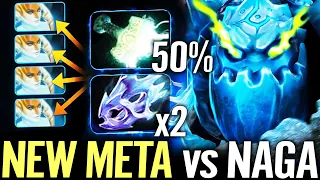 🔥 600AS TINY Mjollnir MAX Electric — Moonshard + Mjollnir NEW META Hard Game vs Naga Dota 2 Pro