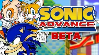 Contenido no usado/descartado: Sonic Advance (Trilogía)