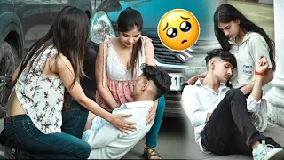 Creating Drama Prank On Cute😍 Girls| part-2 | Epic Reaction😱 | Harshit PrankTv