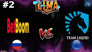 BetBoom vs Liquid #2 (BO2) The Lima Major 2023