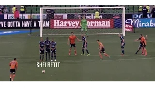 Dimitri Petratos Incredible Long Range Free Kick (HD) Melbourne Victory vs Brisbane Roar 3-1