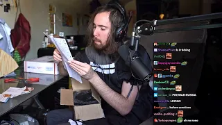 Asmongold reads a letter from a russian viewer