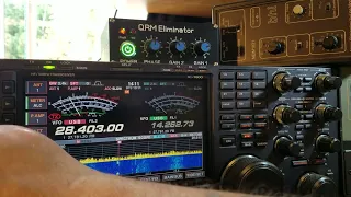 Getting ready for CQWW competition with Qrm Eliminator and BHI digital noise reduction