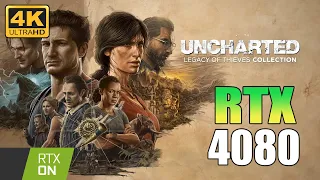 Uncharted Legacy of Thieves Collection : RTX 4080 16GB ( 4K Maximum Settings / DLSS QUALITY )