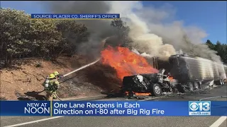 I-90 Big Rig Fire