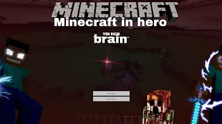 Minecraft in herobrine horror video