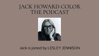 "Hairdressers; We Love That Personal Connection" - A podcast interview with Lesley Jennison