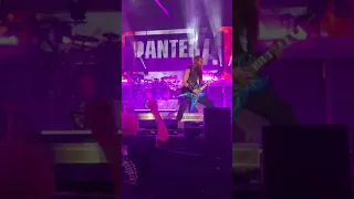 Pantera performing and bringing out my painting of Dime