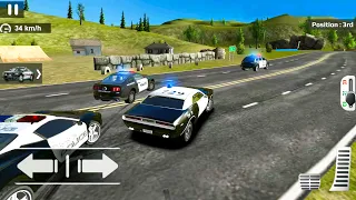 Offroad Cop Car Driver 2020 #3 - 4 Police Cars In A Race - Android Gameplay