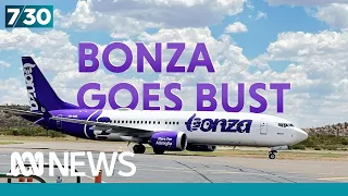 Australia's newest budget airline Bonza looking increasingly unlikely to fly again | 7.30