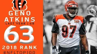 #63: Geno Atkins (DT, Bengals) | Top 100 Players of 2018 | NFL