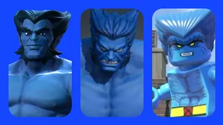 "Beast" Evolution in Video Games (Marvel Comics) (X-Men)