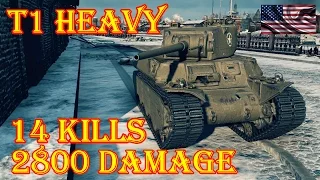 T1 Heavy Tank  14 Kills ★ Winter Himmelsdorf ★ World of Tanks