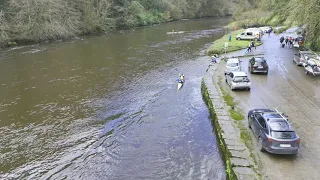 Kayak Race K2 Inistioge Co Kilkenny Thomastown Paddlers DJI MINI4 PRO 4K