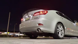 IS350 F-Sport exhaust with Invidia Midpipe  Cold Start and Rev