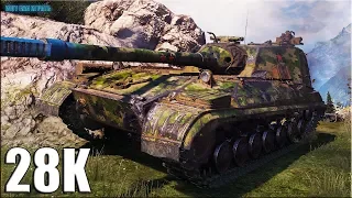 Танканул на 28к урона ✅ World of Tanks Объект 268 вариант 4 лучший бой