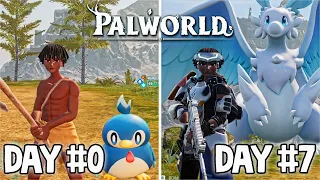 I Survived 100 Days In PALWORLD!