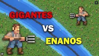 Isla Pequeña de Gigantes vs Isla Grande de Enanos - WorldBox