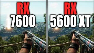 RX 7600 vs RX 5600 XT Benchmarks - Tested 20 Games