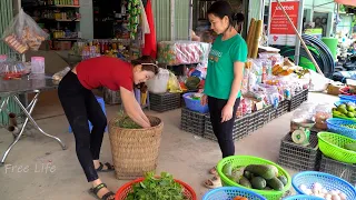 FULL VIDEO: 35 days Harvest Vegetables to sell at the market, Gardening | Free Life