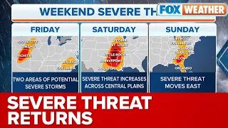 Tornado Threat Increases As Severe Weather Threatens The Plains Into The Weekend