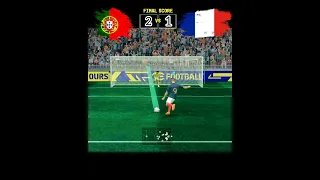 Portugal 🇵🇹 Vs France 🇨🇵 🥶🥵 l Penalty Shootout 😱🚀 ll Efootball 23 Mobile ll #shorts #pes #efootball