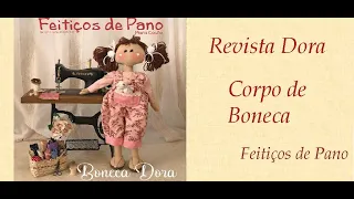 BONECA DORA - REVISTA FEITIÇOS DE PANO - Programa Detalhes e Feitiços - 22/03/2021