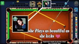 IS SHE THE NEW LEGEND FOR 8 BALL POOLl? - Indirect shots highlights