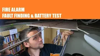 FIRE ALARM unit - Fault finding and battery test | Thomas Nagy