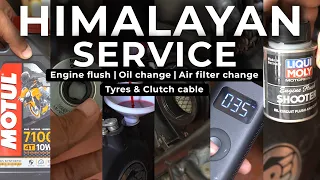 Royal Enfield Himalayan | DIY Engine oil change | Himalayan maintenance | MOTUL 7100 | Liqui Moly