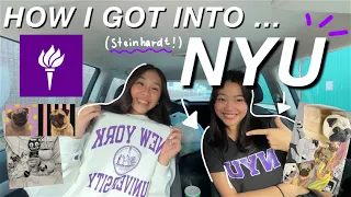 HOW I GOT INTO NYU | stats, art portfolio, ecs, tips!