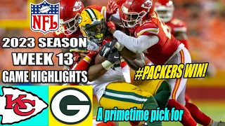 Kansas City Chiefs vs Green Bay Packers [FULL GAME] WEEK 13 | NFL Highlights 2023