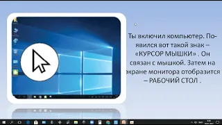 1 класс. Начинаем работать на компьютере. Цифровая грамотность. 2-урок