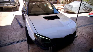 WRAPPING MY SUBARU WRX BY MYSELF! *COLOR REVEAL!*