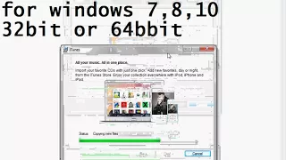 How To Install Itunes For Windows 7,8,10 32bit or 64 bit ...step bye step